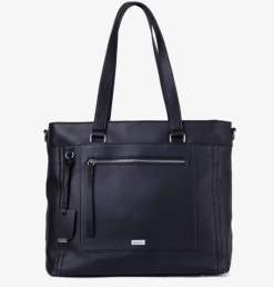 Vanchi Billie Convertible Backpack / Tote Baby Bag Black