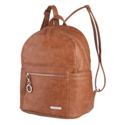 Vanchi Manhatten Backpack Tan