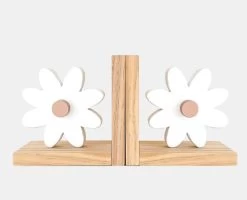One Little Cove Bookends Daisy Blush